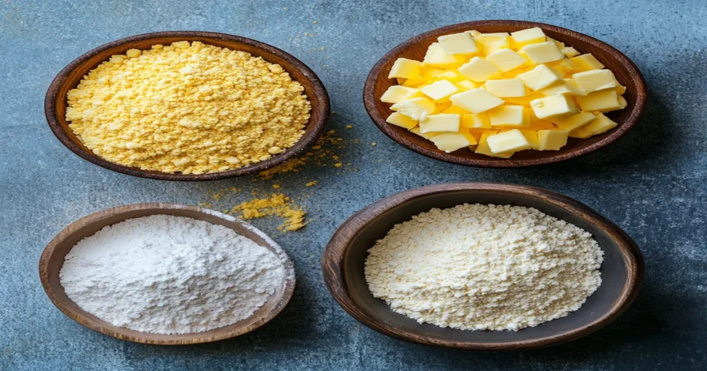 Ingredients for Southern Cornbread