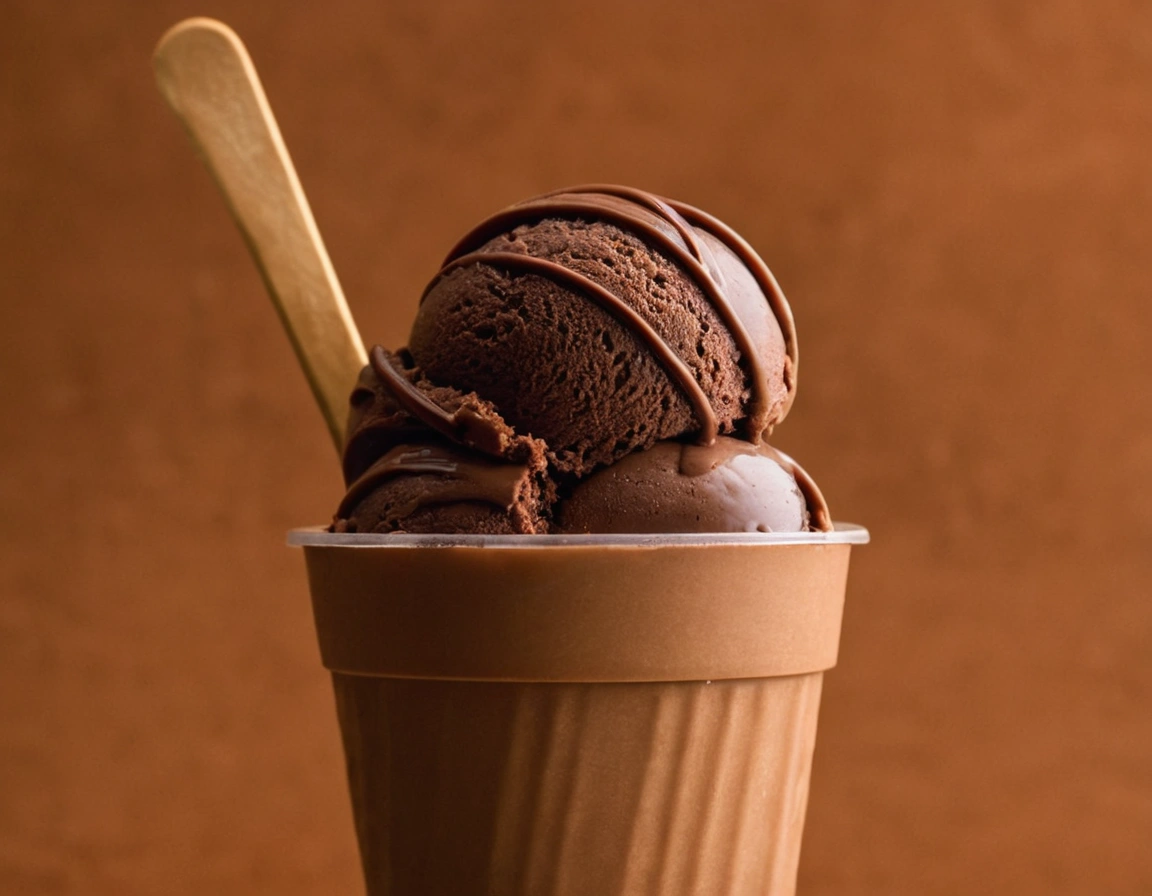 Easy no Cook Chocolate Ice Cream with Eggs