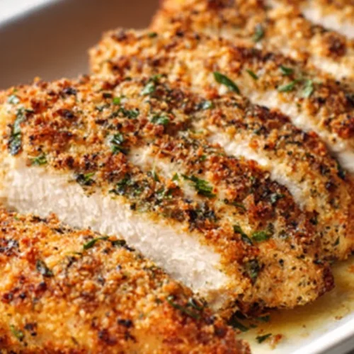 Simple Parmesan Crusted Chicken Recipe