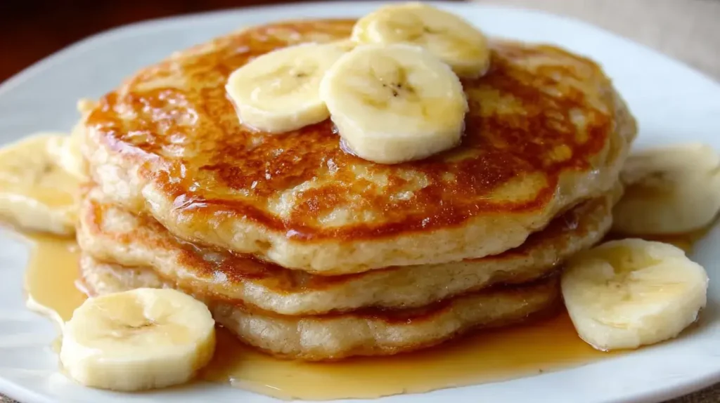 Brown Sugar Banana Pancakes