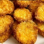 Crispy air fryer fried pickles served with dipping sauce