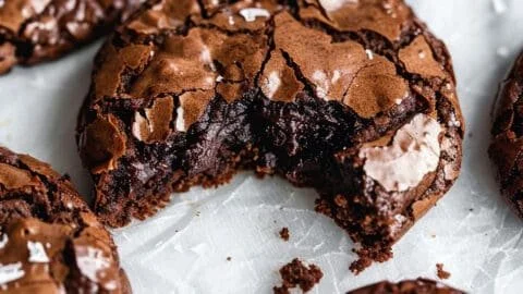 Fudgy chewy browkies combining brownies and cookies in a delicious dessert