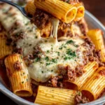 Baked Rigatoni Stuffed with Beef Ragu and Mozzarella Recipe You’ll Make on Repeat